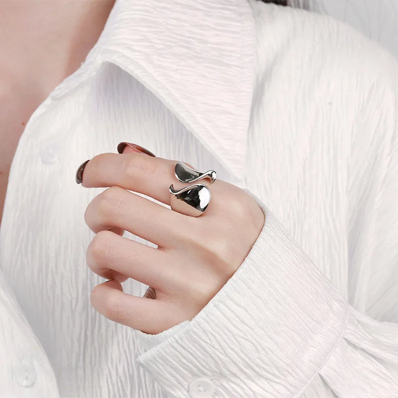 Zerelle Silver Wrap Ring