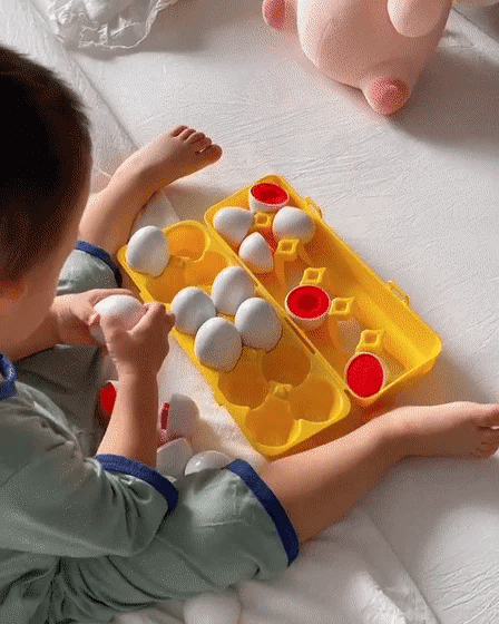 Montessori Geometric Eggs – Educational Toy for Creative Play and STEM Learning (Ages 3–10)