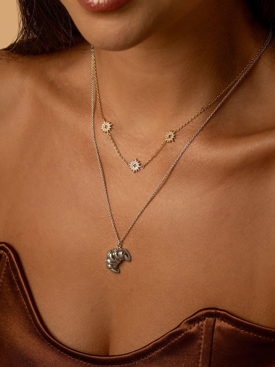 Amal Crescent Necklace