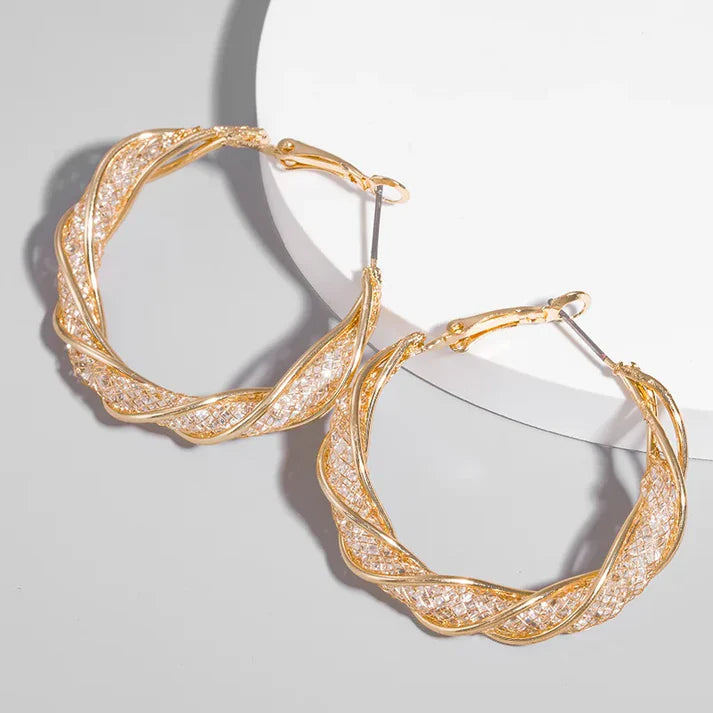 Boucles d'Oreilles Twist Élégantes