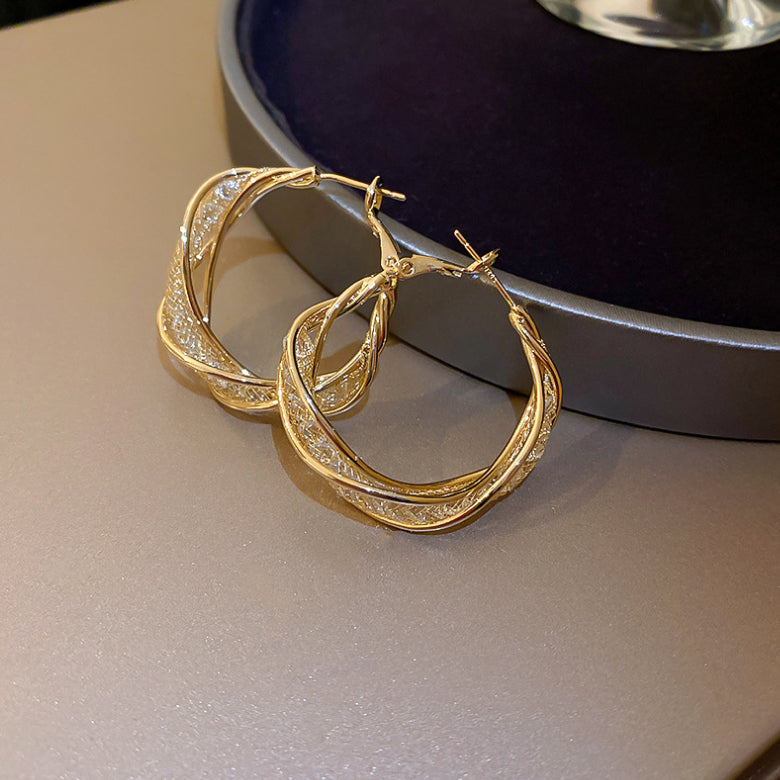 Boucles d'Oreilles Twist Élégantes
