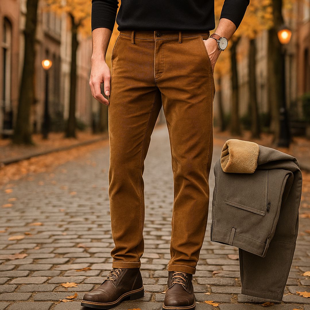 Loomora Men's Casual Corduroy Pants