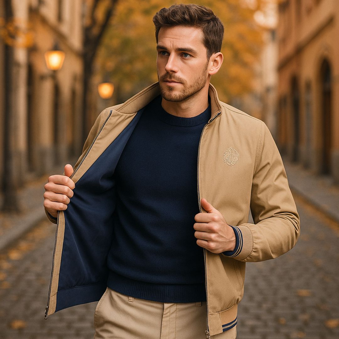 Loomora Dual-Face Windbreaker Jacket