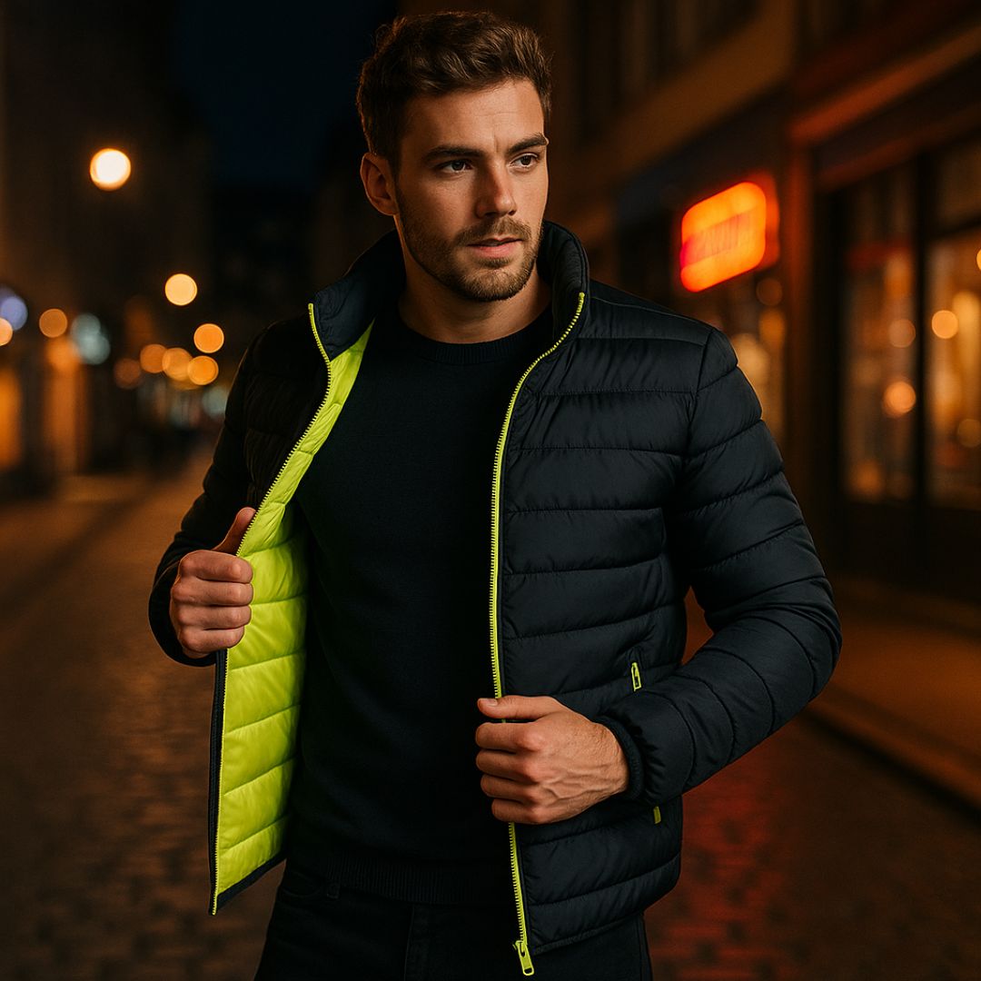 Loomora Men's Warm Cotton Puffer Jacket
