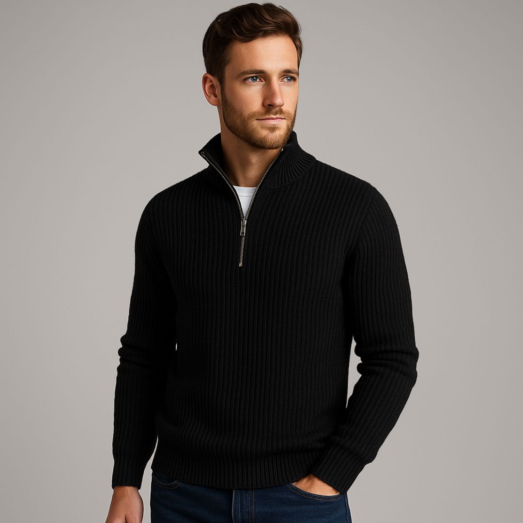 Loomora Urban Chic Half-Zip Sweater
