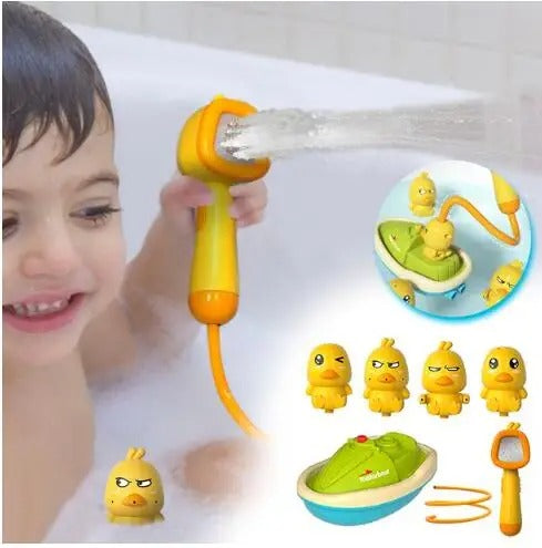 Duck Fountain Bath Toy – Fun Water Play for Creative Learning (Ages 3–10)